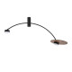 Lampa sufitowa HEFT 110cm 2xGX53 | czarny/brązowy 10356