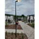 Słupek ogrodowy PATHWAY LED PRO 400 cm 60W IP65 barwa ciepła 3000K | czarny 10283