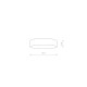 Plafon LID ROUND LED 16cm 25W barwa neutralna 4000K | biały 10412