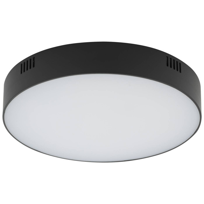 Plafon LID ROUND LED 21cm 35W barwa ciepła 3000K | czarny 10408