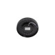 Plafon LID ROUND LED 21cm 35W barwa ciepła 3000K | czarny 10408