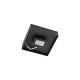Plafon LID SQUARE LED 21cm 35W barwa ciepła 3000K | czarny 10426