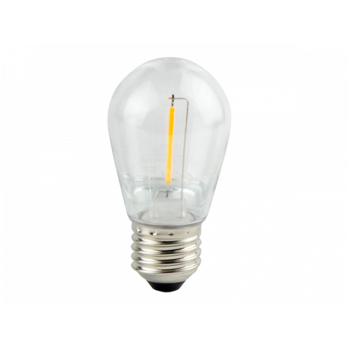 Żarówka LEDOM FILAMENT E27 ST45 220-240V 1W 50lm 2700K biała ciepła