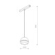 Lampa wisząca SLOT LED szer. 8,5cm 8W 4000K do szynoprzewodów magnetycznych LVM | czarny 10654