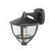 Kinkiet zewnętrzny AMELIA wys. 23cm E27 IP44 | czarny 10495