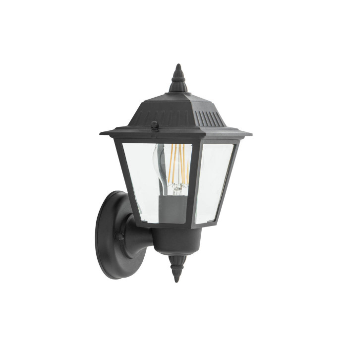 Kinkiet zewnętrzny ANA wys. 26cm E27 IP44 | czarny 10499
