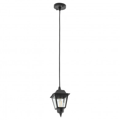Lampa wisząca ANA szer. 13cm E27 IP44 | czarny 10500