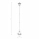 Lampa stojąca ANA 200cm E27 IP44 | czarny 10502