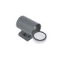 Kinkiet ROCK PRO I wys. 16,5cm E27 IP44 | grafitowy 10686
