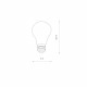 Żarówka LED E27 10W barwa ciepła 3000K | transparentny 10588