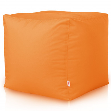 Pomarańczowa Pufa Ogrodowa Nylon