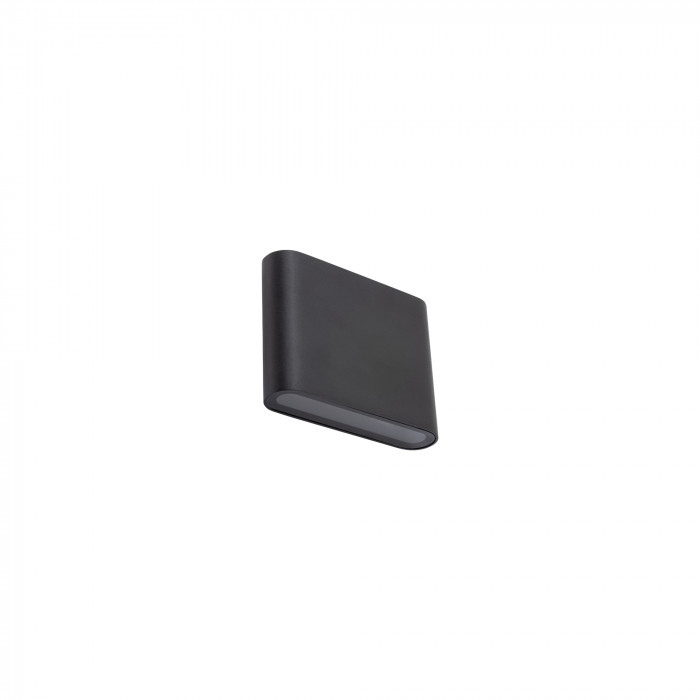 Lampa ścienna SEMI LED S wys.9cm dług.11cm 2x3W 3000K 300lm IP54 | Czarny