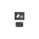Lampa ścienna SEMI LED S wys.9cm dług.11cm 2x3W 3000K 300lm IP54 | Czarny