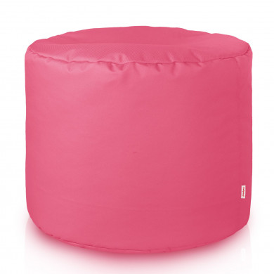 Różowa Pufa Nylon Cilindro