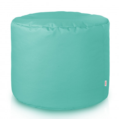 Turkusowa Pufa Nylon Cilindro