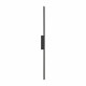 Zewnętrzny kinkiet DEMI LED M 18W 3000K 1200lm wys.100cm szer.5.2cm IP54 | Czarny 11555