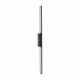 Zewnętrzny kinkiet DEMI LED M 18W 3000K 1200lm wys.100cm szer.5.2cm IP54 | Czarny 11555