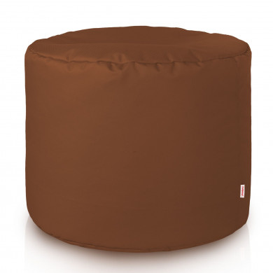 Brązowa Pufa Nylon Cilindro