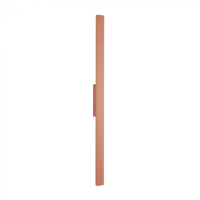Zewnętrzny kinkiet DEMI LED M 18W 3000K 1200lm wys.100cm szer.5.2cm IP54 | Brick red 11557