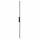 Zewnętrzny kinkiet DEMI LED L 24W 3000K 1500lm wys.144cm szer.5.2cm IP54 | Czarny 11558