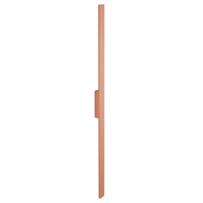Zewnętrzny kinkiet DEMI LED L 24W 3000K 1500lm wys.144cm szer.5.2cm IP54 | Brick red 11561
