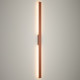 Zewnętrzny kinkiet DEMI LED L 24W 3000K 1500lm wys.144cm szer.5.2cm IP54 | Brick red 11561