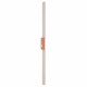 Zewnętrzny kinkiet DEMI LED L 24W 3000K 1500lm wys.144cm szer.5.2cm IP54 | Brick red 11561