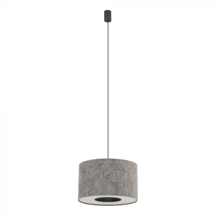 Lampa wisząca LAGO S E27 wys.130cm szer.40cm | Szary 11673
