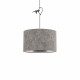 Lampa wisząca LAGO S E27 wys.130cm szer.40cm | Szary 11673