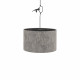 Lampa wisząca LAGO S E27 wys.130cm szer.40cm | Szary 11673