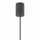 Lampa wisząca LAGO S E27 wys.130cm szer.40cm | Szary 11673