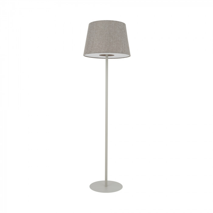 Lampa podłogowa TUTOIA E27 wys.163cm szer.46cm kabel200cm | Beż-Silk gray 11683