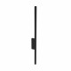 Kinkiet LASER WALL 2xG9 wys.78cm szer.2.5cm | Czarny 11812