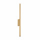 Kinkiet LASER WALL 2xG9 wys.78cm szer.2.5cm | Satynowy złoty 11814