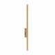 Kinkiet LASER WALL 2xG9 wys.78cm szer.2.5cm | Satynowy złoty 11814