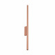 Kinkiet LASER WALL 2xG9 wys.78cm szer.2.5cm | Satynowa miedź 11815