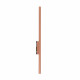 Kinkiet LASER WALL 2xG9 wys.78cm szer.2.5cm | Satynowa miedź 11815