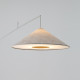 Lampa podłogowa POISE silk gray A E27 wys.240cm dług.260cm przewód 270cm włącznik | 11686