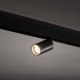 SPOT LED 1W 3000K 65lm szer.5.7cm wys.3.8cm do szynoprzewodów NANO-LVM | Czarny 11712