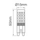 Żarówka Led G9 4W zimna 6000K 350lm 220-240V