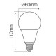 Żarówka LED line E27 170-250V 10W 1000LM 4000K A60 | neutralna