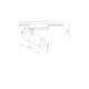 Spot TINOS LED wys. 16cm 20W barwa neutralna 4000K do szyn PROFILE | biały 10378