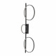 Kinkiet/lampa sufitowa CIRCOLO LED dł. 100cm 33W barwa neutralna 4000K | czarny 10866
