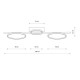 Kinkiet/lampa sufitowa CIRCOLO LED dł. 100cm 33W barwa neutralna 4000K | czarny 10866