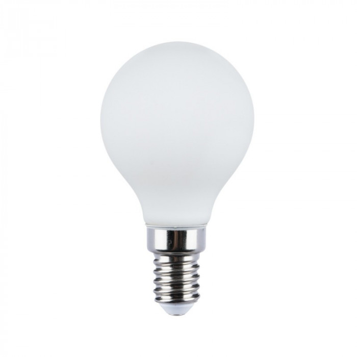 ,Żarówka E14 bez kołnierza 4.5W mleczna,, barwa 4000K 3S Dimm Milky,