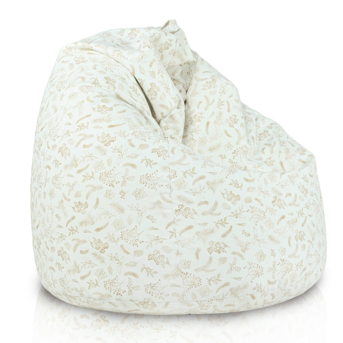 Worek Sako „Snowfall Botanica” jasny, świąteczny, zimowy klimat