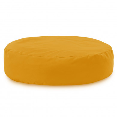 Żółta Poducha Okrągła Nylon