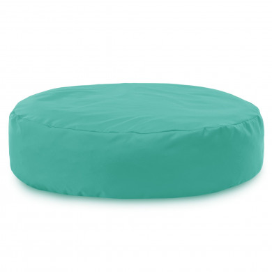 Turkusowa Poducha Okrągła Nylon
