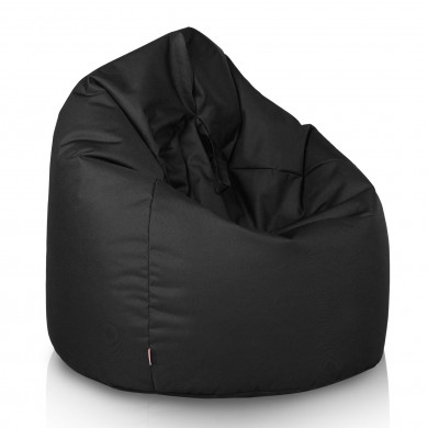 Czarna Pufa Worek Sako Nylon Outdoor