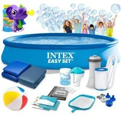 Rozporowy basen ogrodowy INTEX 28158 w rozmiarze 457 x 84 cm, idealny na lato